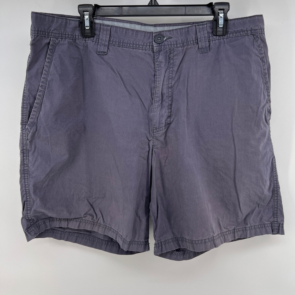 Columbia Men's Gray Cargo Shorts Size 40 Cotton Blend Outdoor Casual